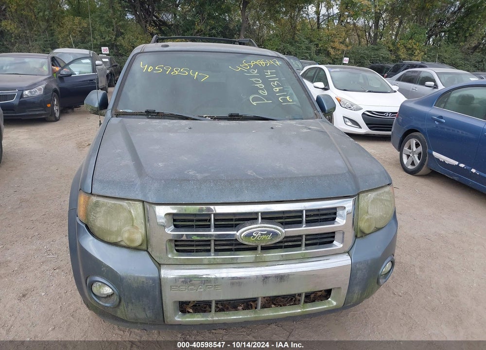 2011 FORD ESCAPE LIMITED VIN: 1FMCU9E71BKA26556