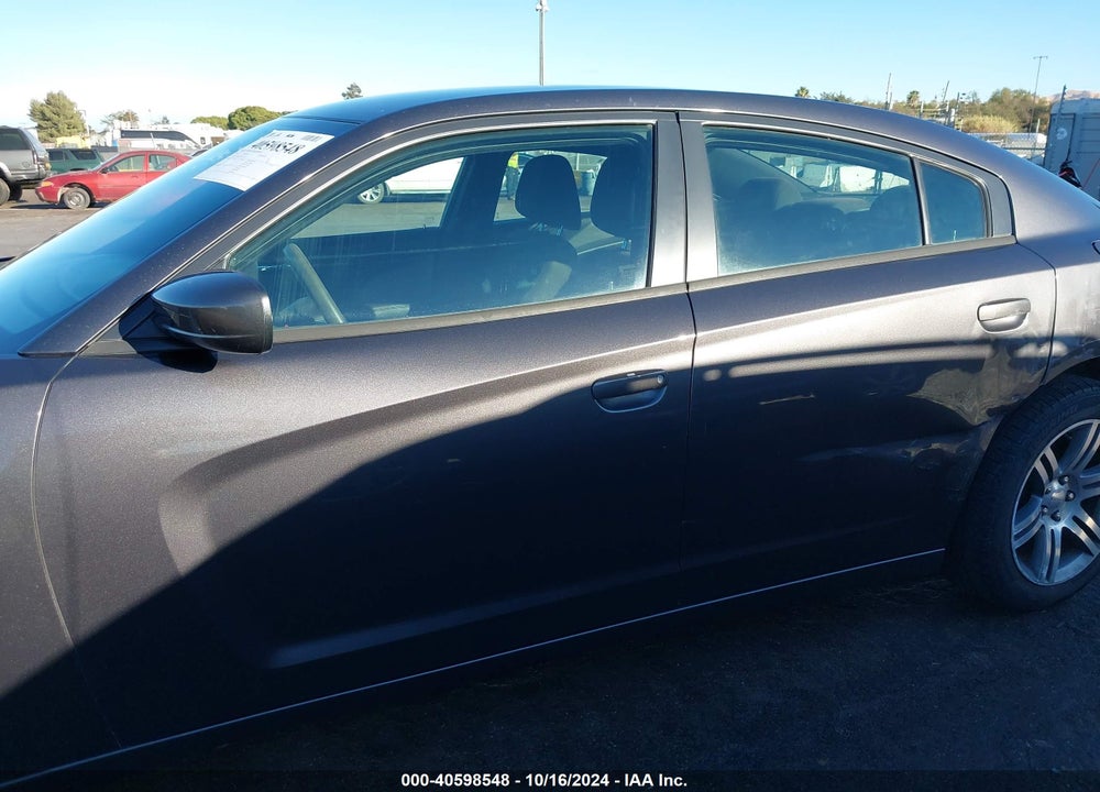 2013 DODGE CHARGER SE VIN: 2C3CDXBG5DH637153