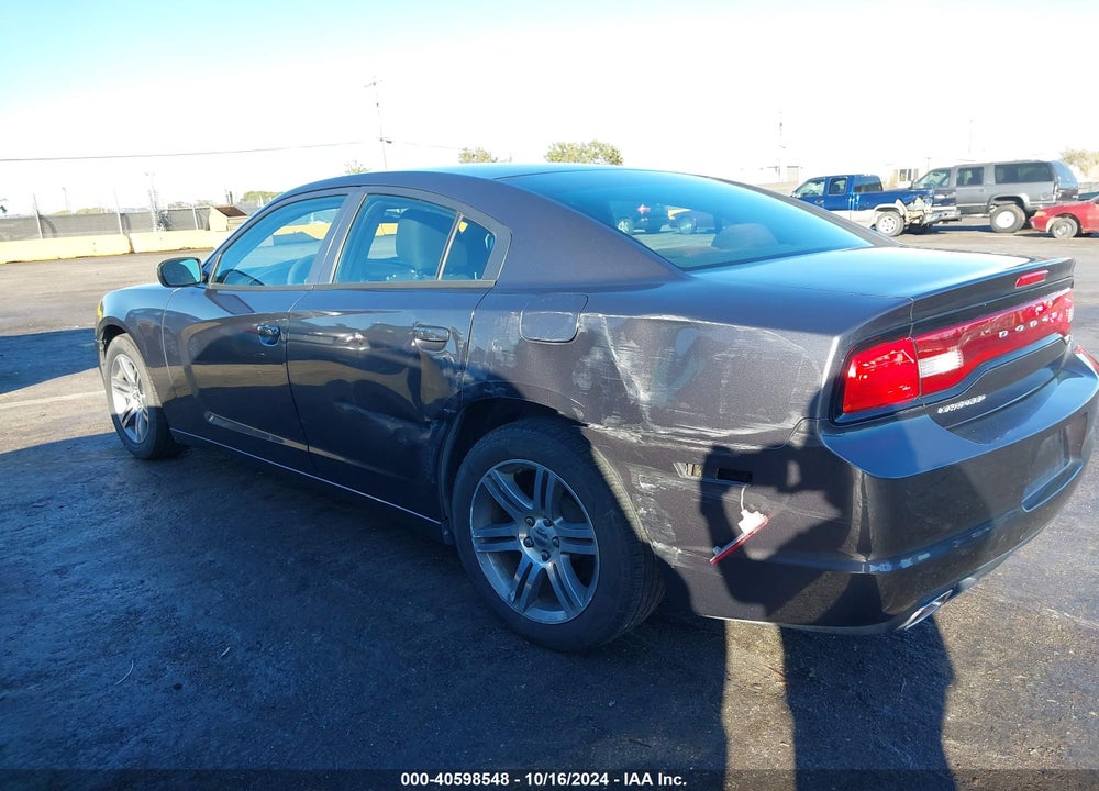 2013 DODGE CHARGER SE VIN: 2C3CDXBG5DH637153