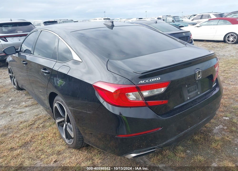 2021 HONDA ACCORD SPORT VIN: 1HGCV1F38MA109491