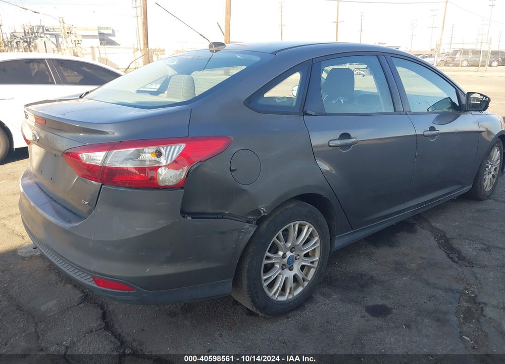 2012 FORD FOCUS SE VIN: 1FAHP3F23CL373356