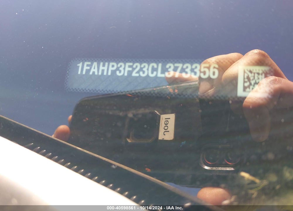 2012 FORD FOCUS SE VIN: 1FAHP3F23CL373356