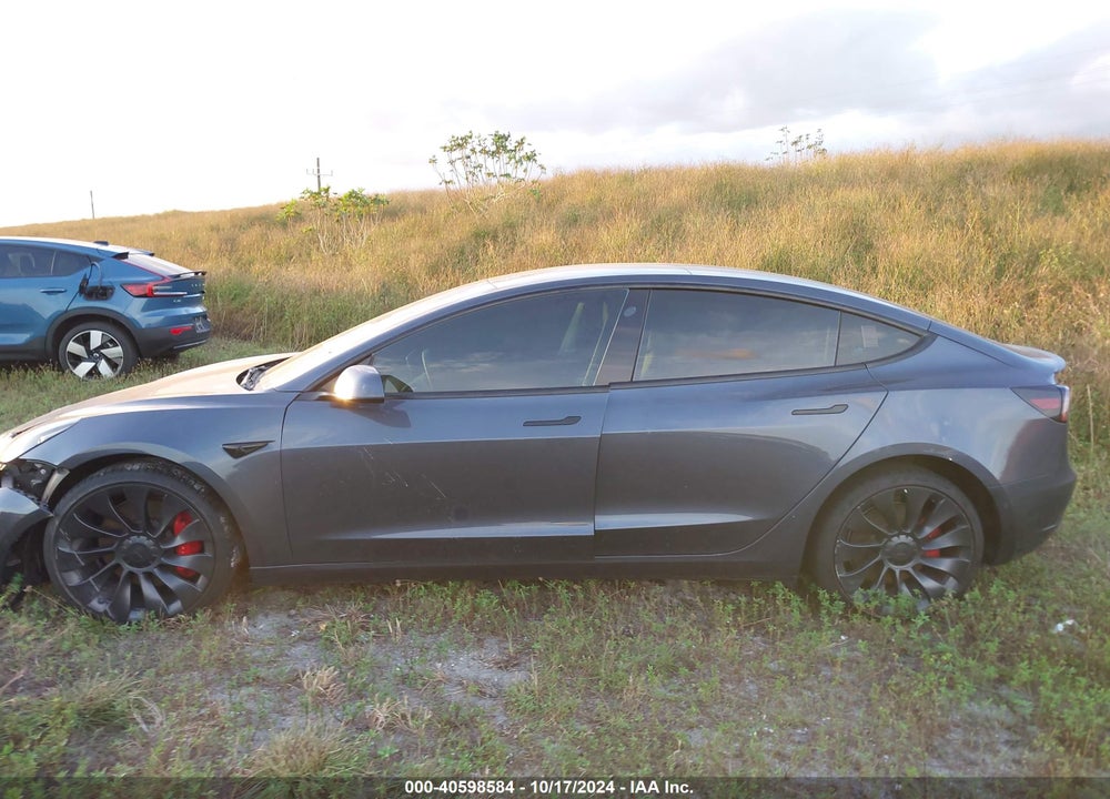 2022 TESLA MODEL 3 PERFORMANCE DUAL MOTOR ALL-WHEEL DRIVE VIN: 5YJ3E1EC3NF346737