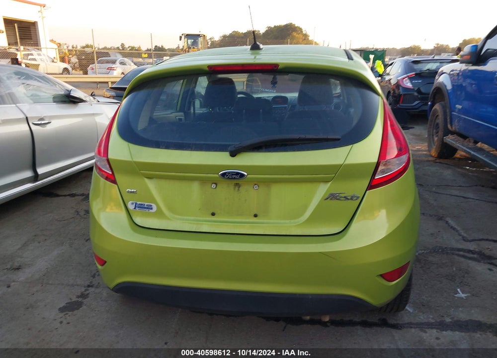 2012 FORD FIESTA SE VIN: 3FADP4EJ8CM218037