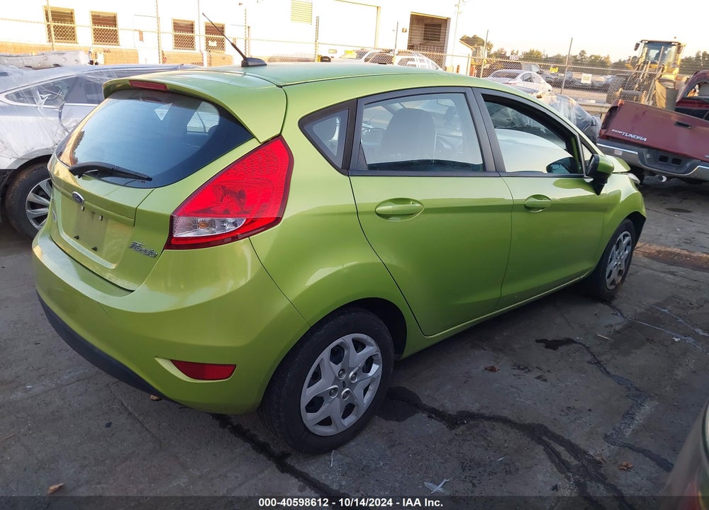 2012 FORD FIESTA SE VIN: 3FADP4EJ8CM218037