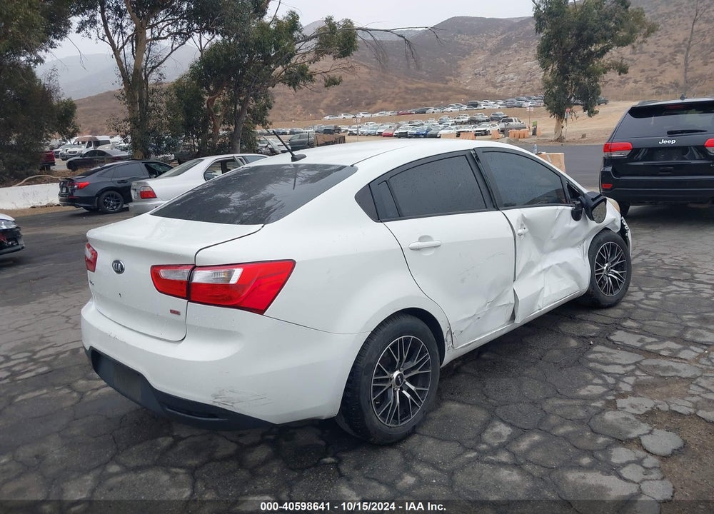2013 KIA RIO LX VIN: KNADM4A30D6279004