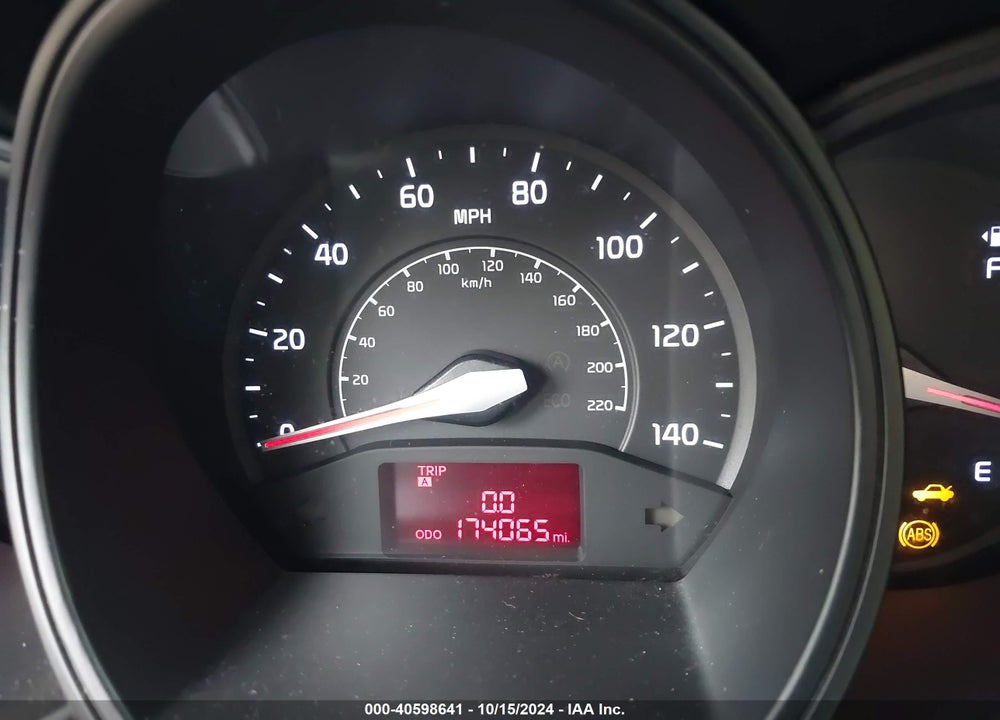 2013 KIA RIO LX VIN: KNADM4A30D6279004