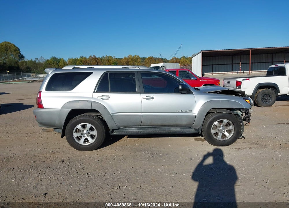2003 TOYOTA 4RUNNER SR5 SPORT V8 VIN: JTEBT14R930020407