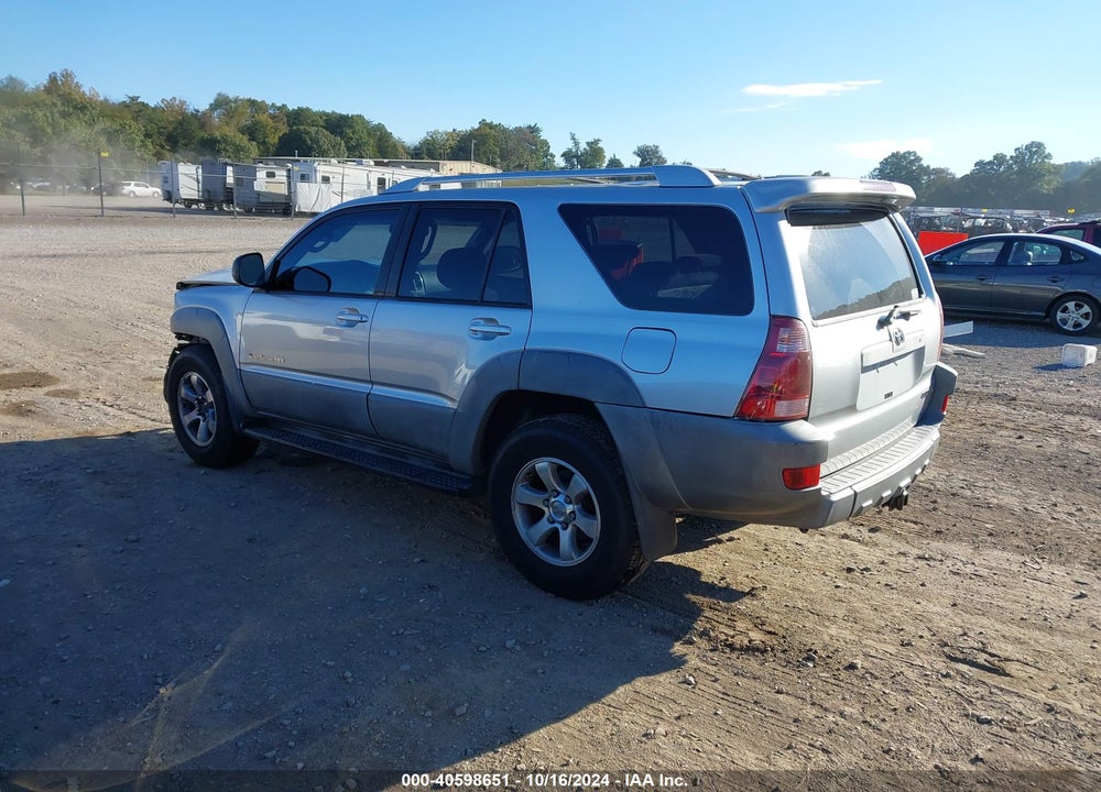 2003 TOYOTA 4RUNNER SR5 SPORT V8 VIN: JTEBT14R930020407