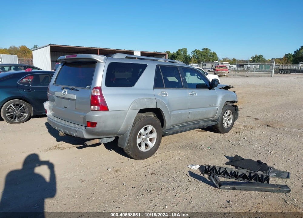 2003 TOYOTA 4RUNNER SR5 SPORT V8 VIN: JTEBT14R930020407