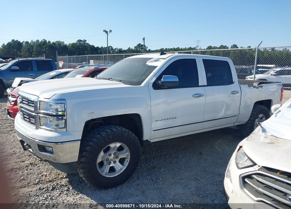 2014 CHEVROLET SILVERADO 1500 2LZ VIN: 3GCUKSECXEG443480