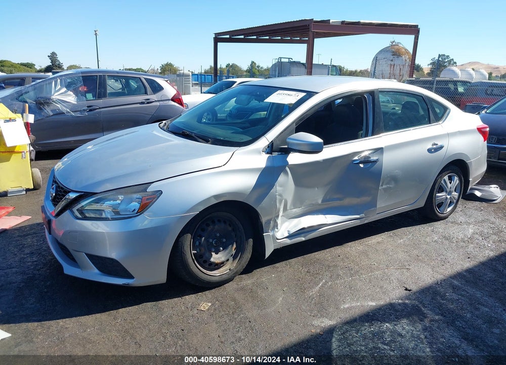 2016 NISSAN SENTRA VIN: 3N1AB7AP3GY296783