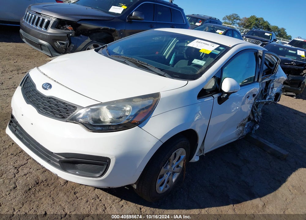 2014 KIA RIO LX VIN: KNADM4A30E6328509