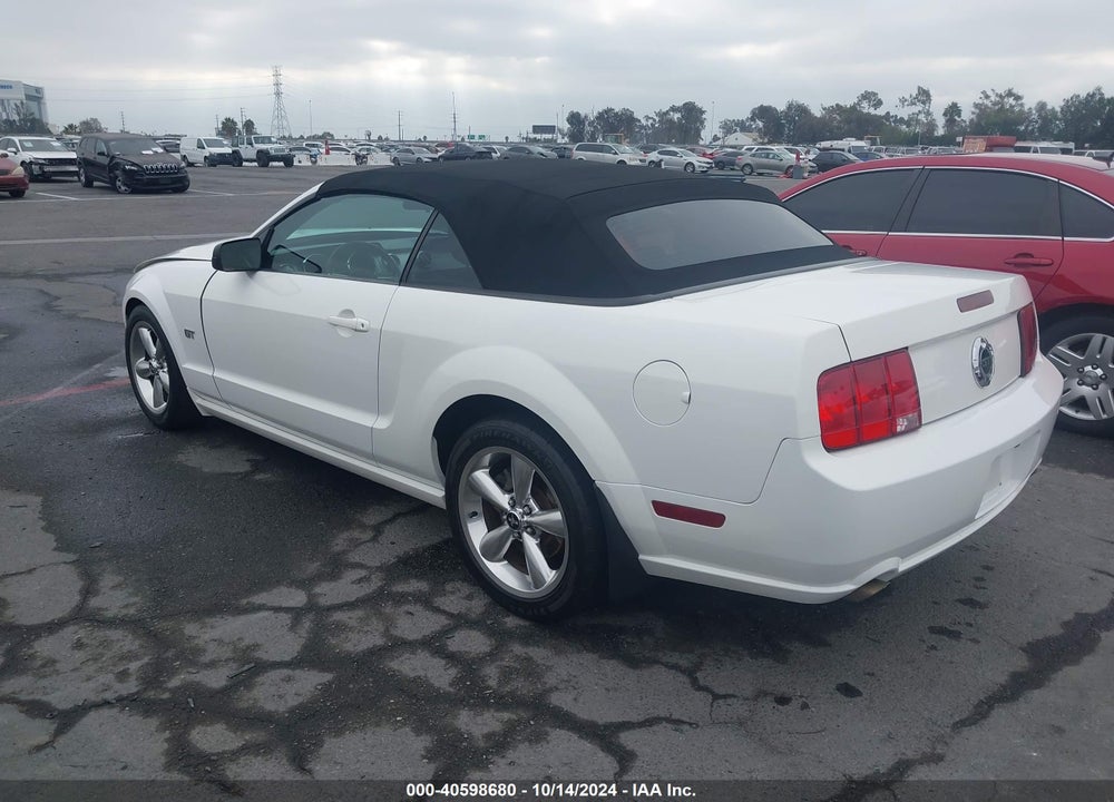 2007 FORD MUSTANG GT DELUXE/GT PREMIUM VIN: 1ZVFT85H375231046