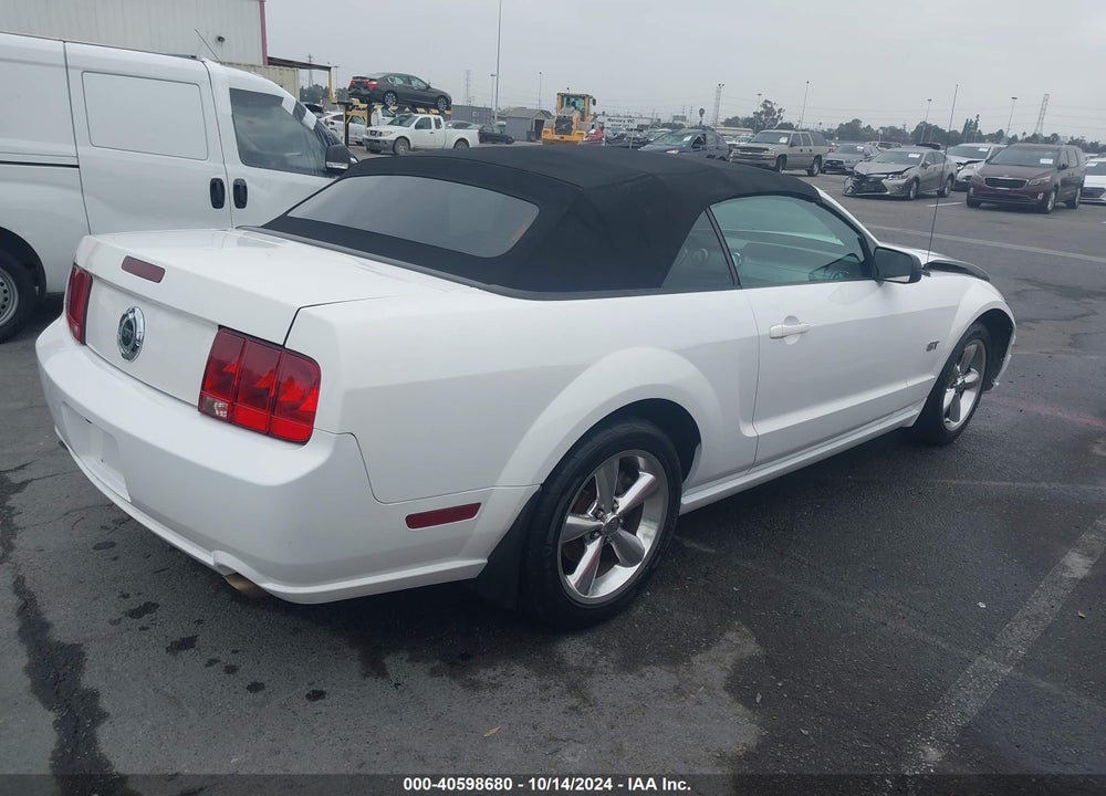 2007 FORD MUSTANG GT DELUXE/GT PREMIUM VIN: 1ZVFT85H375231046