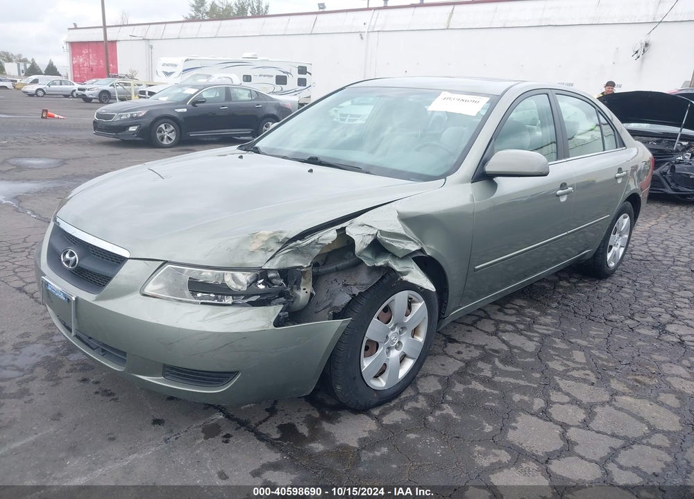 2008 HYUNDAI SONATA GLS V6 VIN: 5NPET46F78H328255