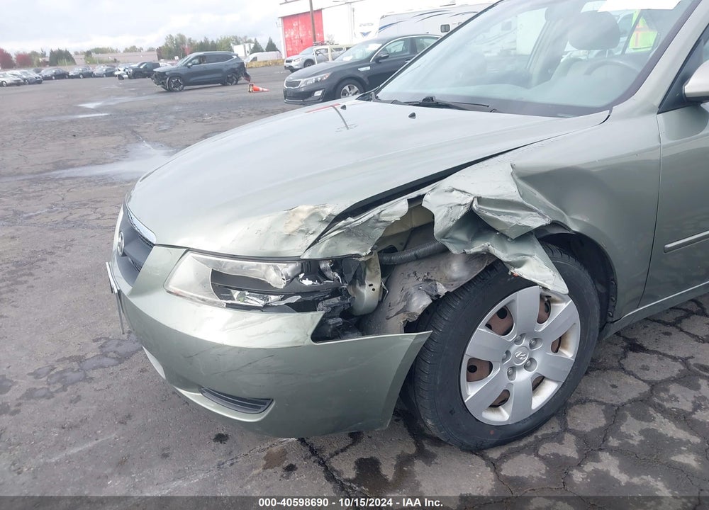 2008 HYUNDAI SONATA GLS V6 VIN: 5NPET46F78H328255