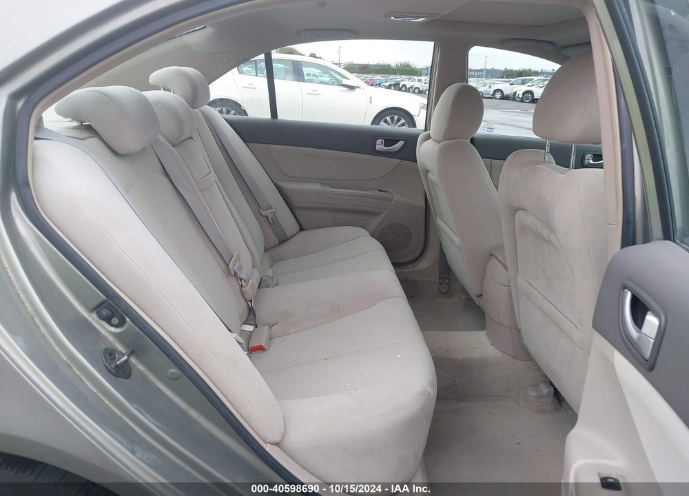 2008 HYUNDAI SONATA GLS V6 VIN: 5NPET46F78H328255