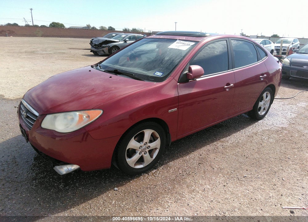 2007 HYUNDAI ELANTRA GLS/LIMITED/SE VIN: KMHDU46DX7U122712