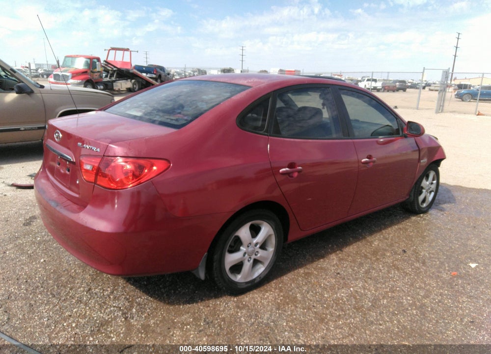 2007 HYUNDAI ELANTRA GLS/LIMITED/SE VIN: KMHDU46DX7U122712