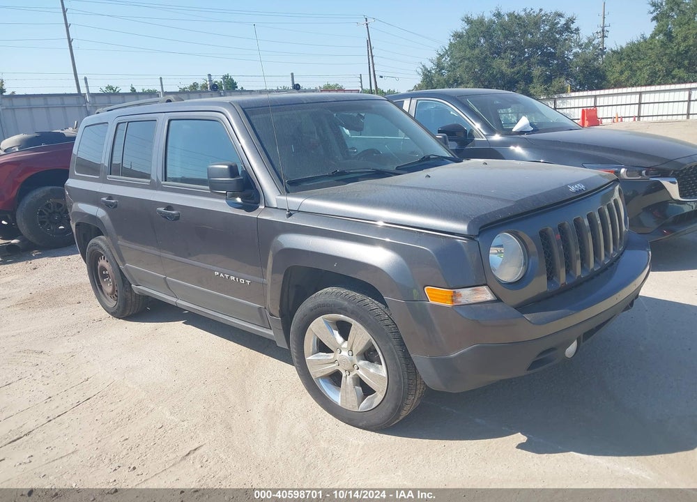2017 JEEP PATRIOT LATITUDE FWD VIN: 1C4NJPFA2HD148487