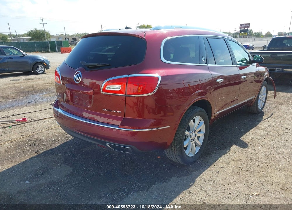 2015 BUICK ENCLAVE PREMIUM VIN: 5GAKRCKD4FJ293583