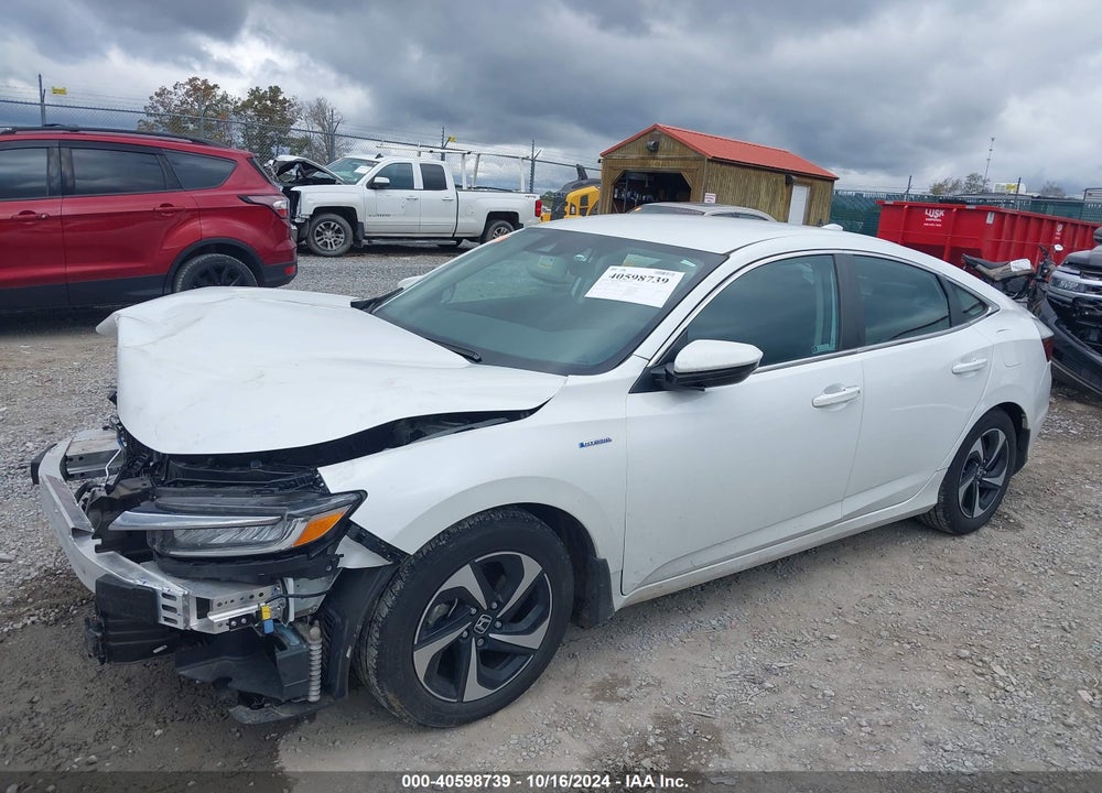 2022 HONDA INSIGHT EX VIN: 19XZE4F52NE016136