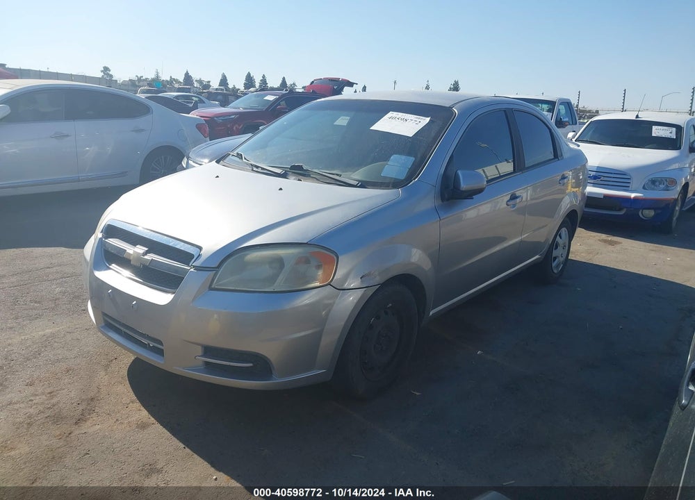 2009 CHEVROLET AVEO LT VIN: KL1TD56E39B394037