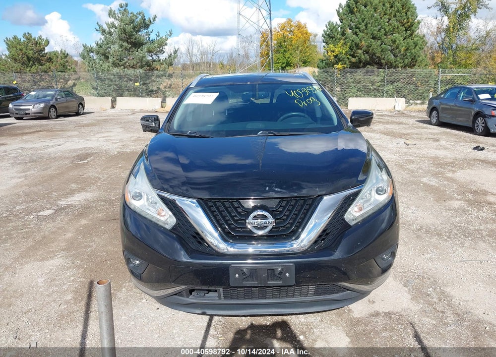 2016 NISSAN MURANO SL VIN: 5N1AZ2MH1GN145367