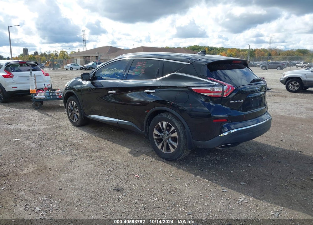 2016 NISSAN MURANO SL VIN: 5N1AZ2MH1GN145367