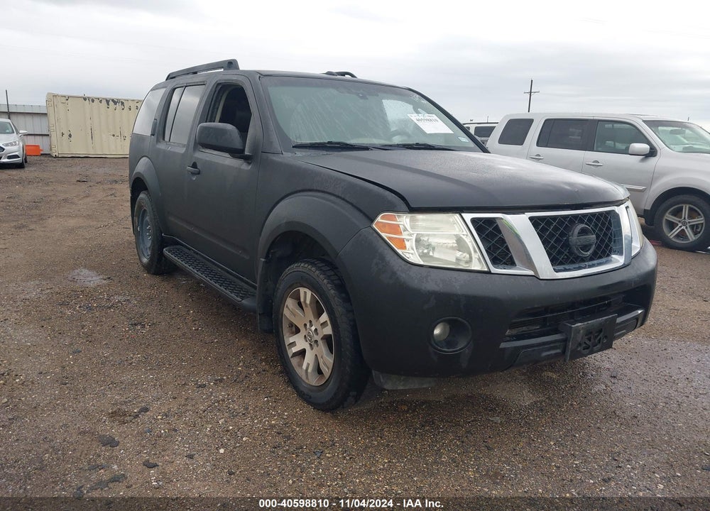 2011 NISSAN PATHFINDER SILVER VIN: 5N1AR1NB7BC601008