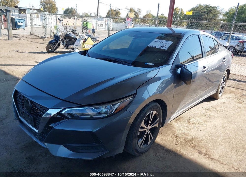 2022 NISSAN SENTRA SV XTRONIC CVT VIN: 3N1AB8CVXNY309771