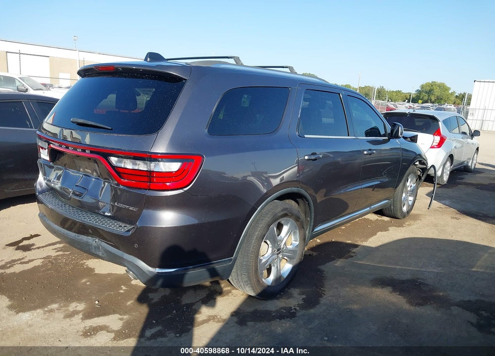2015 DODGE DURANGO LIMITED VIN: 1C4RDHDG6FC722730
