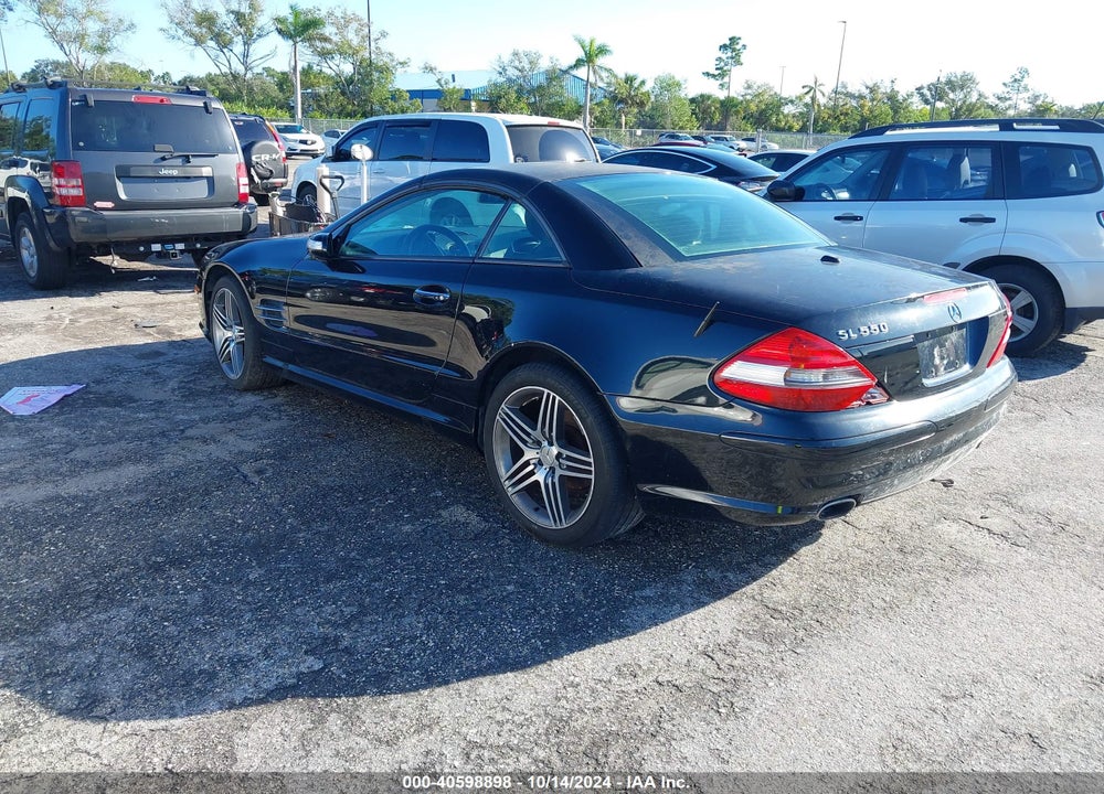 2007 MERCEDES-BENZ SL 550 VIN: WDBSK71F27F131953
