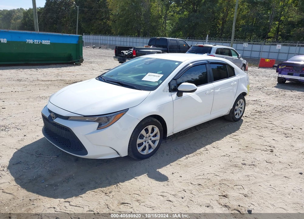 2021 TOYOTA COROLLA LE VIN: 5YFEPMAE2MP172741
