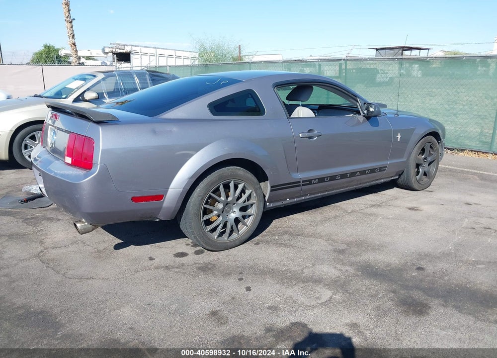 2006 FORD MUSTANG V6 VIN: 1ZVFT80N165149859
