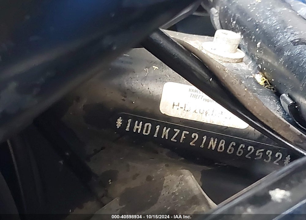 2022 HARLEY-DAVIDSON FLTRK VIN: 1HD1KZF21NB662532