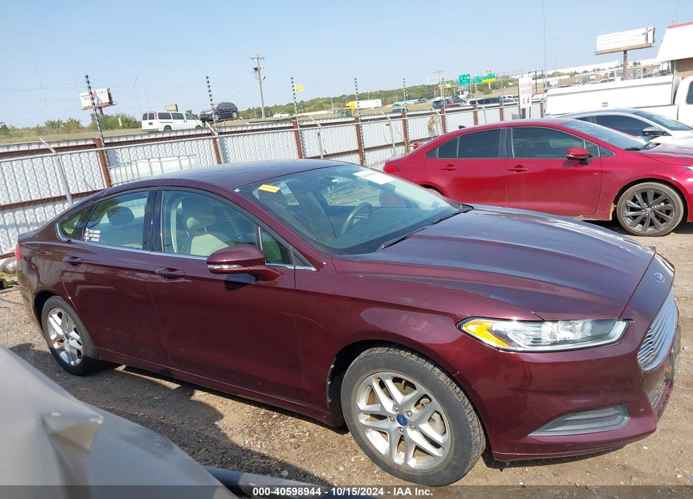 2013 FORD FUSION SE VIN: 3FA6P0H71DR108064