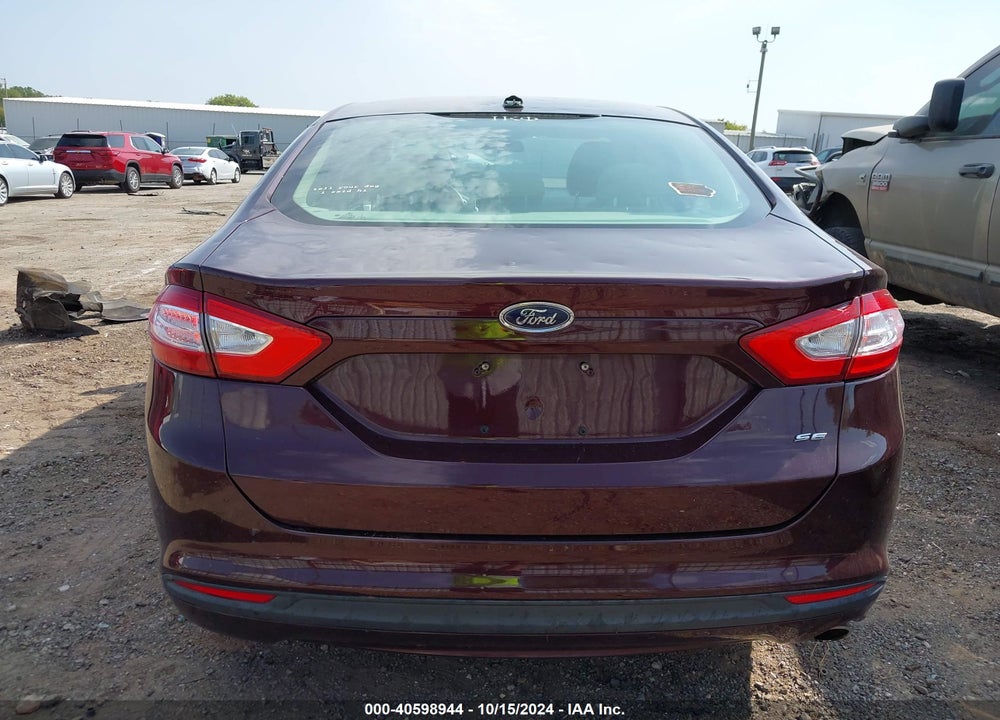 2013 FORD FUSION SE VIN: 3FA6P0H71DR108064
