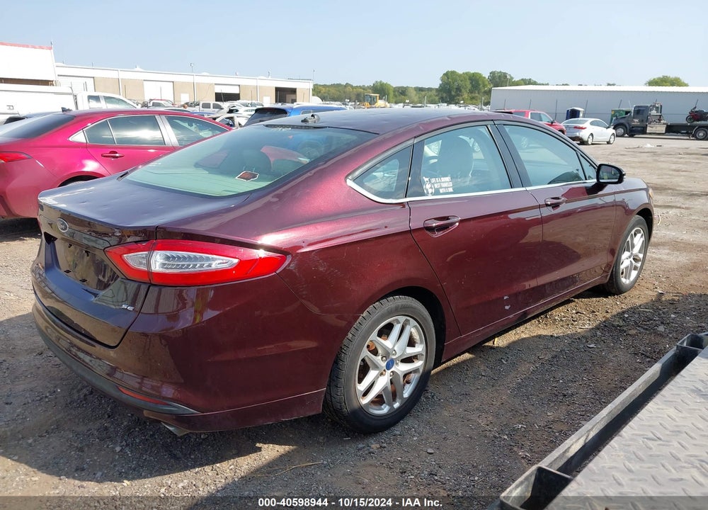 2013 FORD FUSION SE VIN: 3FA6P0H71DR108064