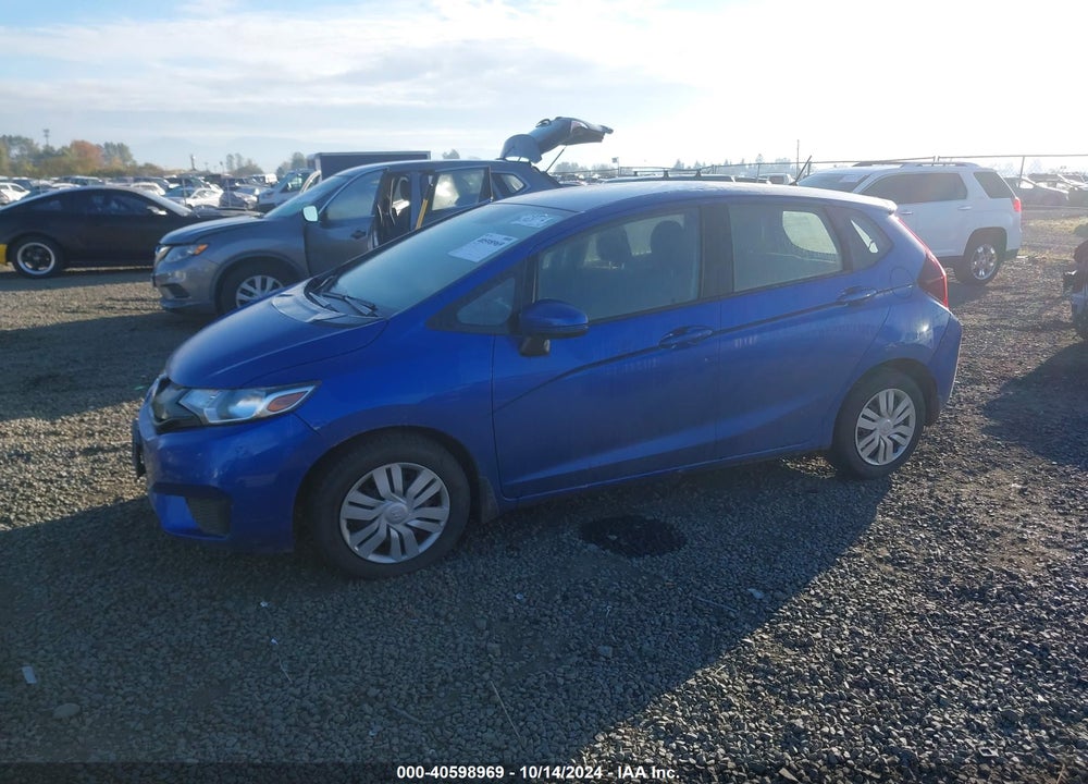 2017 HONDA FIT LX VIN: JHMGK5H50HS005509