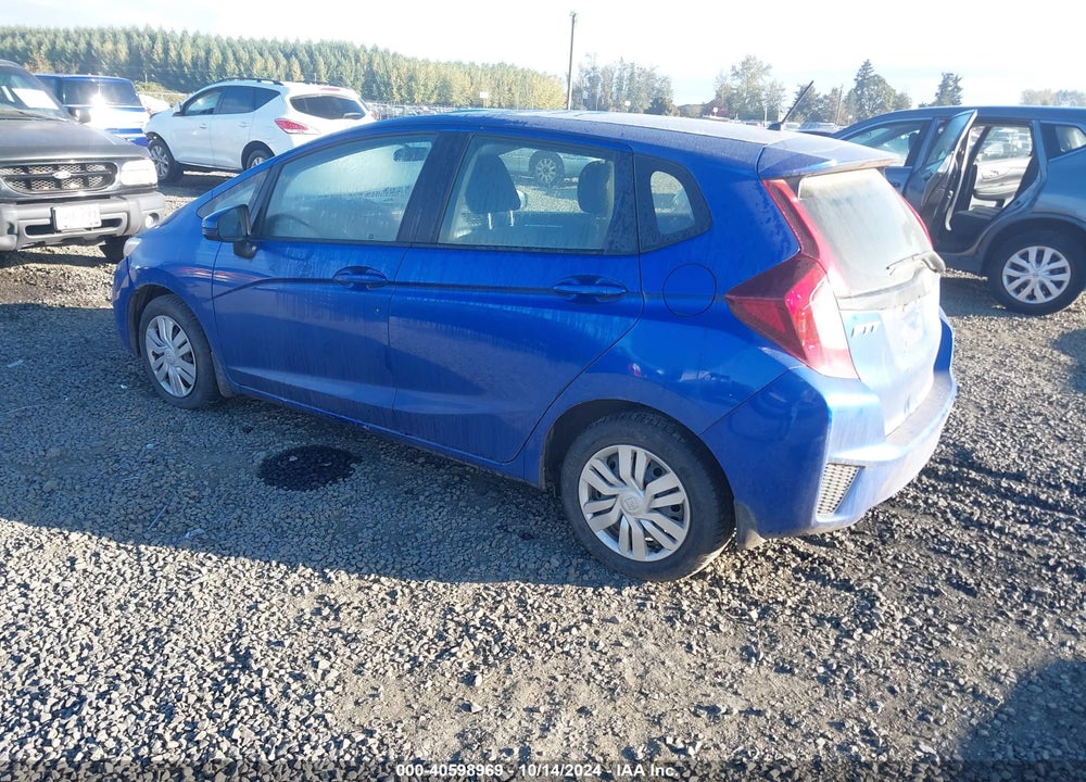2017 HONDA FIT LX VIN: JHMGK5H50HS005509