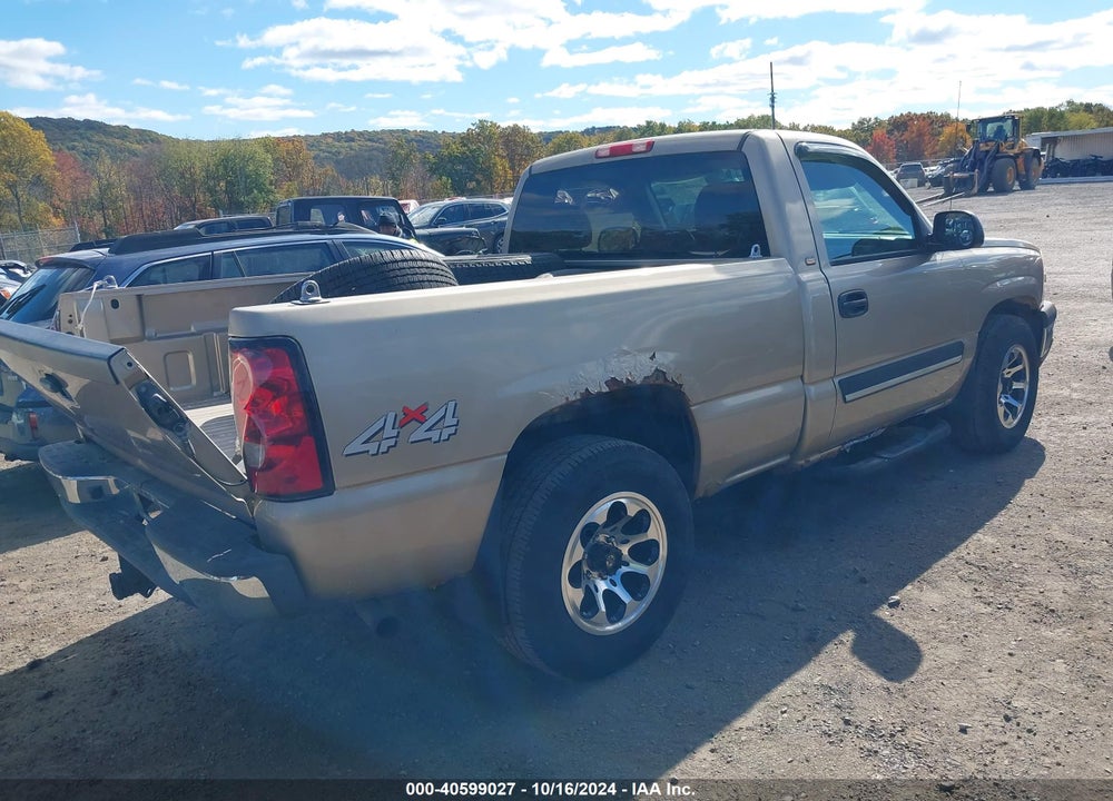 2005 CHEVROLET SILVERADO 1500 VIN: 1GCEK14TX5Z167995