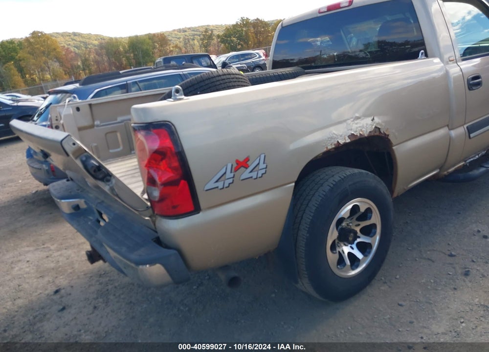 2005 CHEVROLET SILVERADO 1500 VIN: 1GCEK14TX5Z167995