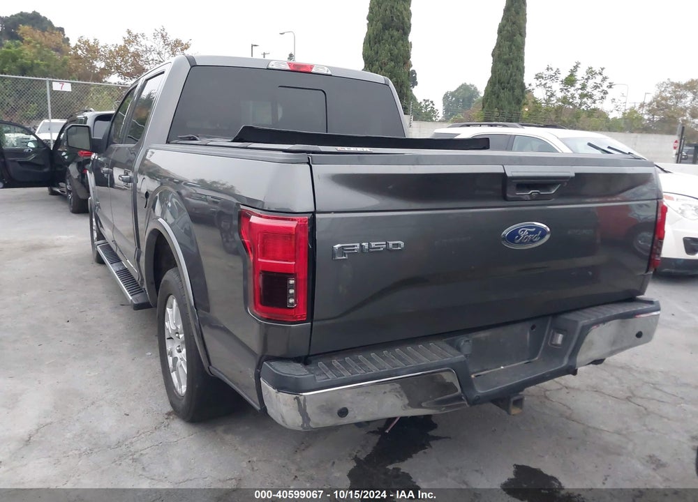 2015 FORD F-150 LARIAT VIN: 1FTEW1CP5FKF18122