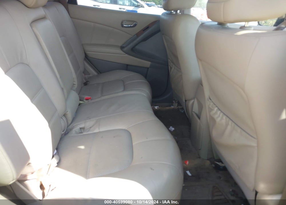 2012 NISSAN MURANO LE VIN: JN8AZ1MUXCW109679