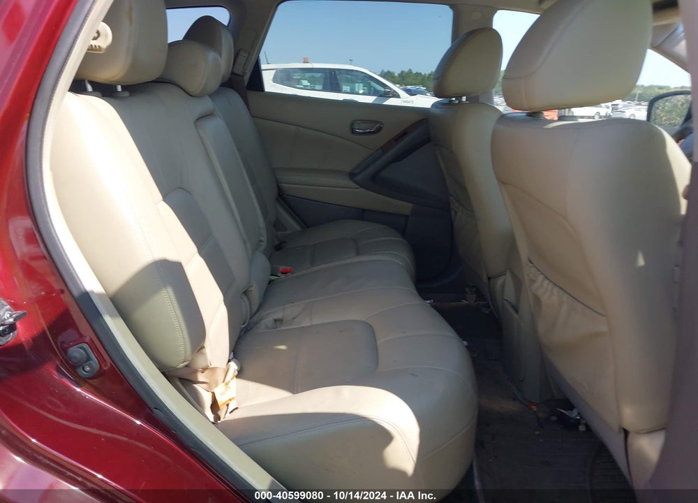 2012 NISSAN MURANO LE VIN: JN8AZ1MUXCW109679