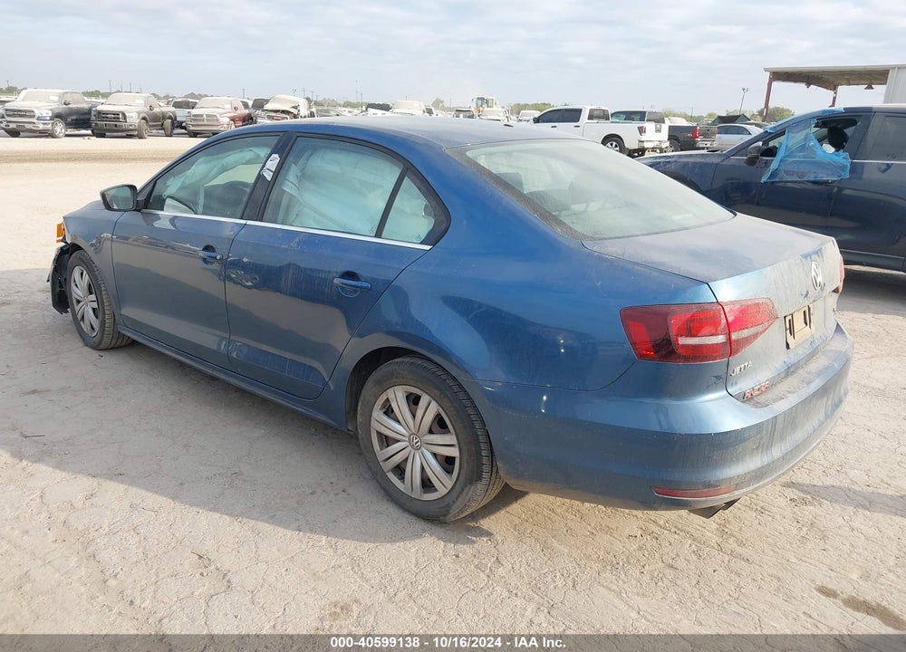 2017 VOLKSWAGEN JETTA 1.4T S VIN: 3VW167AJ7HM274966