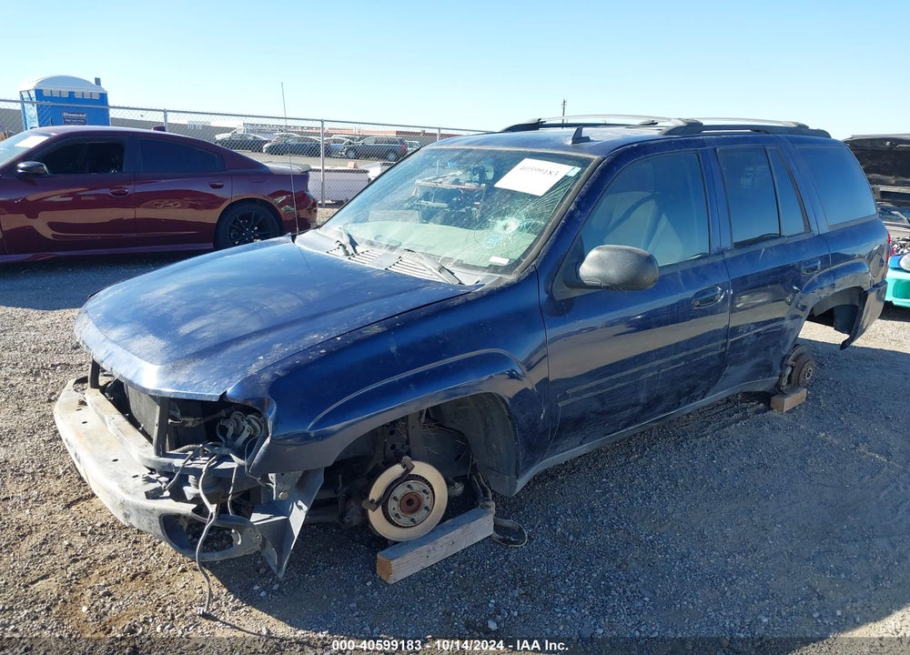 2008 CHEVROLET TRAILBLAZER LT VIN: 1GNDS13S082181445