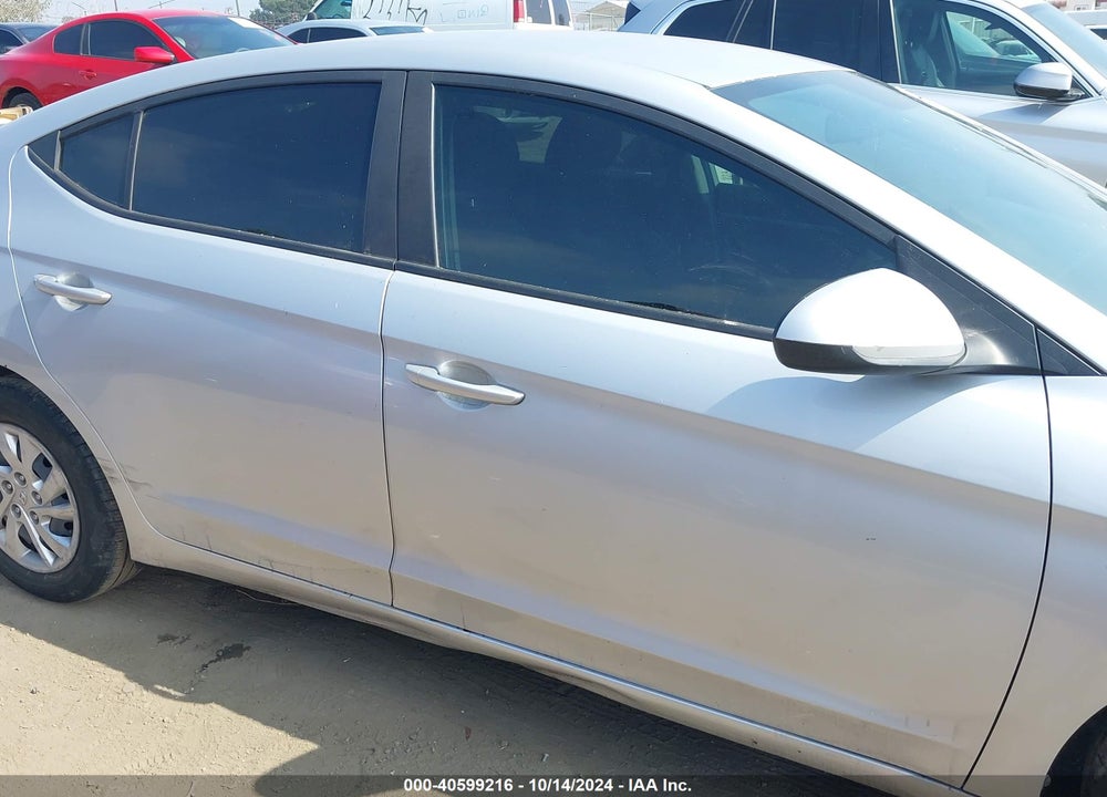 2019 HYUNDAI ELANTRA SE VIN: KMHD74LF1KU756237
